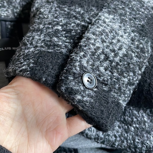 Club Monaco Japhia Wool Plaid Coat - Picture 6 of 7